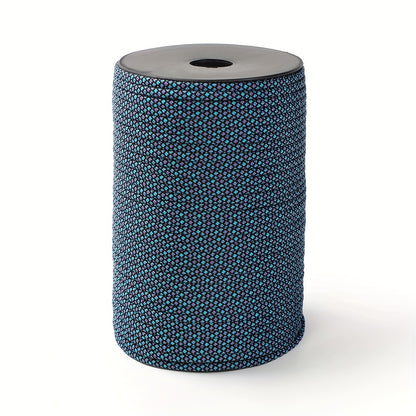 100 Meter Roll Up 328 Foot Nine Core Umbrella Rope With Multiple Colors Suitable For Tent Building, Backpack Storage, Clothes Drying, Bracelet Weaving, Hiking, Camping, Hiking Accessories, Binding Windproof Rope