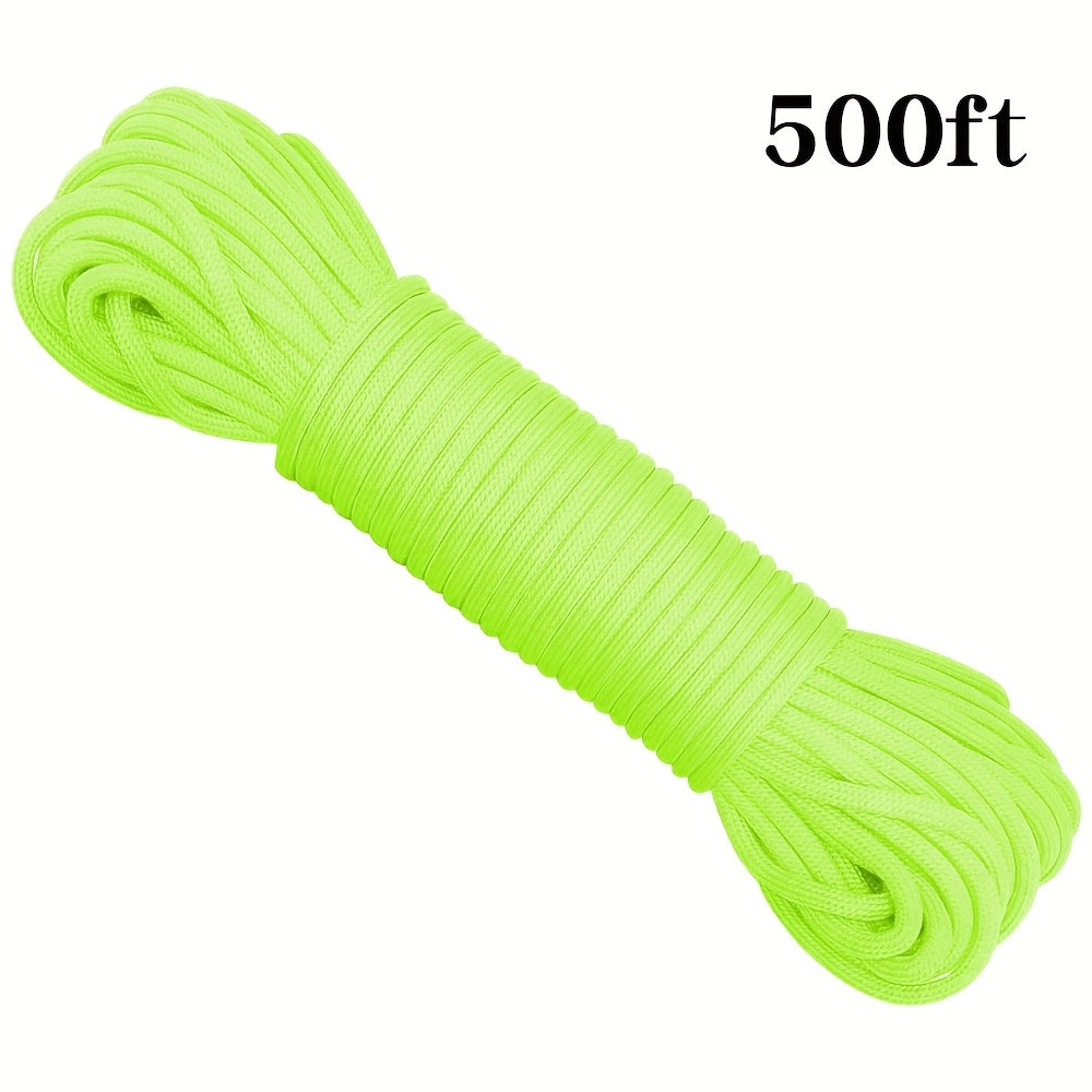 50ft-1000ft Heavy Duty 4mm Nylon Cord with 7 Strands Core Multipurpose Cloth Rope Cord for Clothes Drying, Tent Binding & DIY Crafts, BEKRVIO