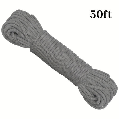 50ft-1000ft Heavy Duty 4mm Nylon Cord with 7 Strands Core Multipurpose Cloth Rope Cord for Clothes Drying, Tent Binding & DIY Crafts, BEKRVIO