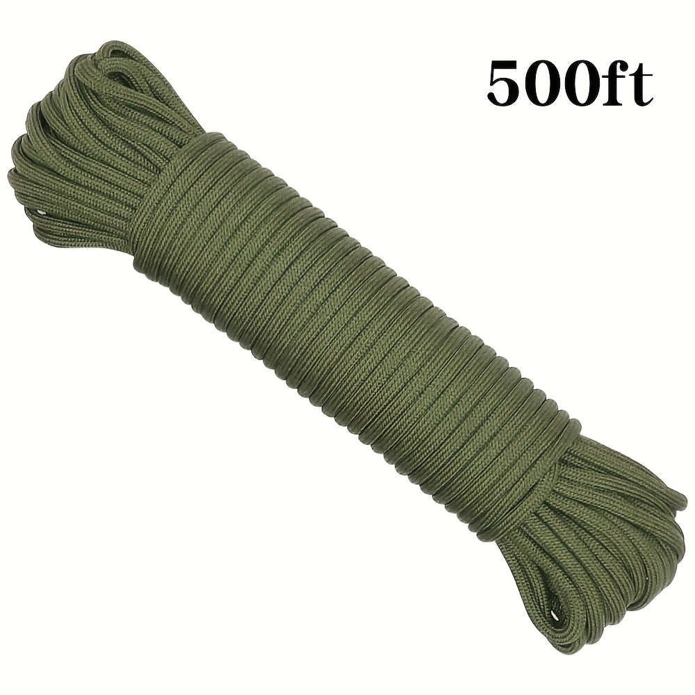 50ft-1000ft Heavy Duty 4mm Nylon Cord with 7 Strands Core Multipurpose Cloth Rope Cord for Clothes Drying, Tent Binding & DIY Crafts, BEKRVIO