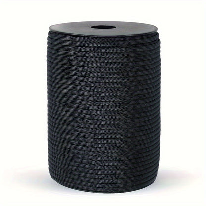 100m\u002F3937.01inch 9-Core Paracord Rope, 4mm Diameter, Polyamide Material, Fit, Tensile Strength Up to 5 lbs, for Outdoor Survival Gear, Camping Straps, and Umbrella Tent Lanyards