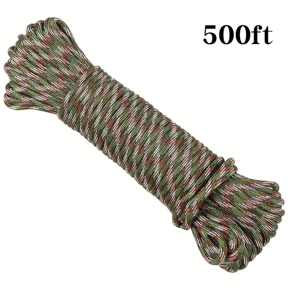 50ft-1000ft Heavy Duty 4mm Nylon Cord with 7 Strands Core Multipurpose Cloth Rope Cord for Clothes Drying, Tent Binding & DIY Crafts, BEKRVIO