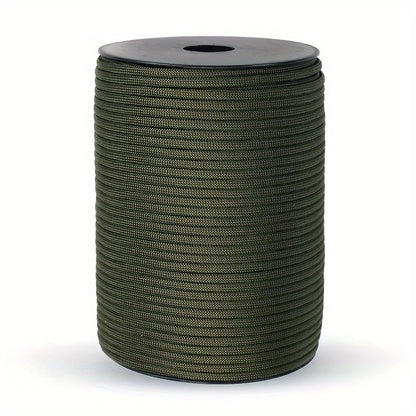 100m\u002F3937.01inch 9-Core Paracord Rope, 4mm Diameter, Polyamide Material, Fit, Tensile Strength Up to 5 lbs, for Outdoor Survival Gear, Camping Straps, and Umbrella Tent Lanyards