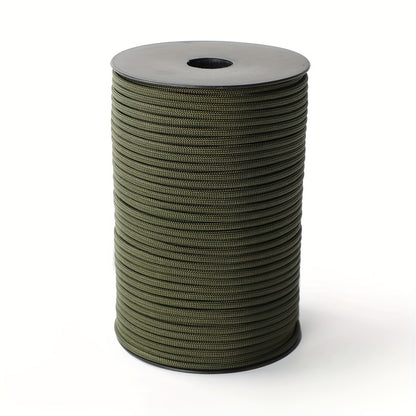 100 Meter Roll Up 328 Foot Nine Core Umbrella Rope With Multiple Colors Suitable For Tent Building, Backpack Storage, Clothes Drying, Bracelet Weaving, Hiking, Camping, Hiking Accessories, Binding Windproof Rope