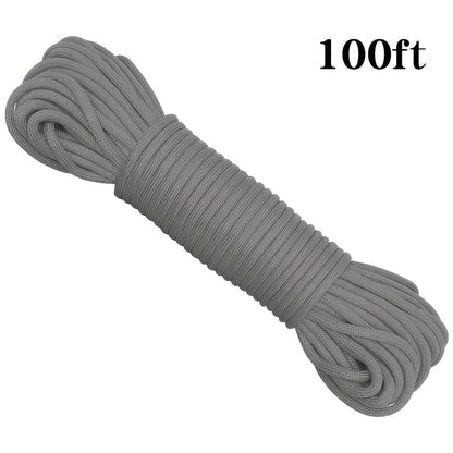 50ft-1000ft Heavy Duty 4mm Nylon Cord with 7 Strands Core Multipurpose Cloth Rope Cord for Clothes Drying, Tent Binding & DIY Crafts, BEKRVIO