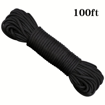 50ft-1000ft Heavy Duty 4mm Nylon Cord with 7 Strands Core Multipurpose Cloth Rope Cord for Clothes Drying, Tent Binding & DIY Crafts, BEKRVIO