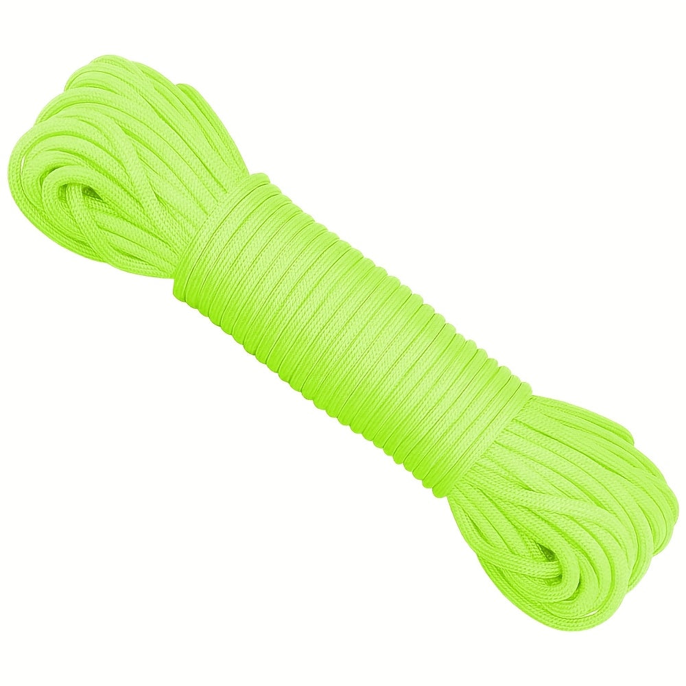 50ft-1000ft Heavy Duty 4mm Nylon Cord with 7 Strands Core Multipurpose Cloth Rope Cord for Clothes Drying, Tent Binding & DIY Crafts, BEKRVIO