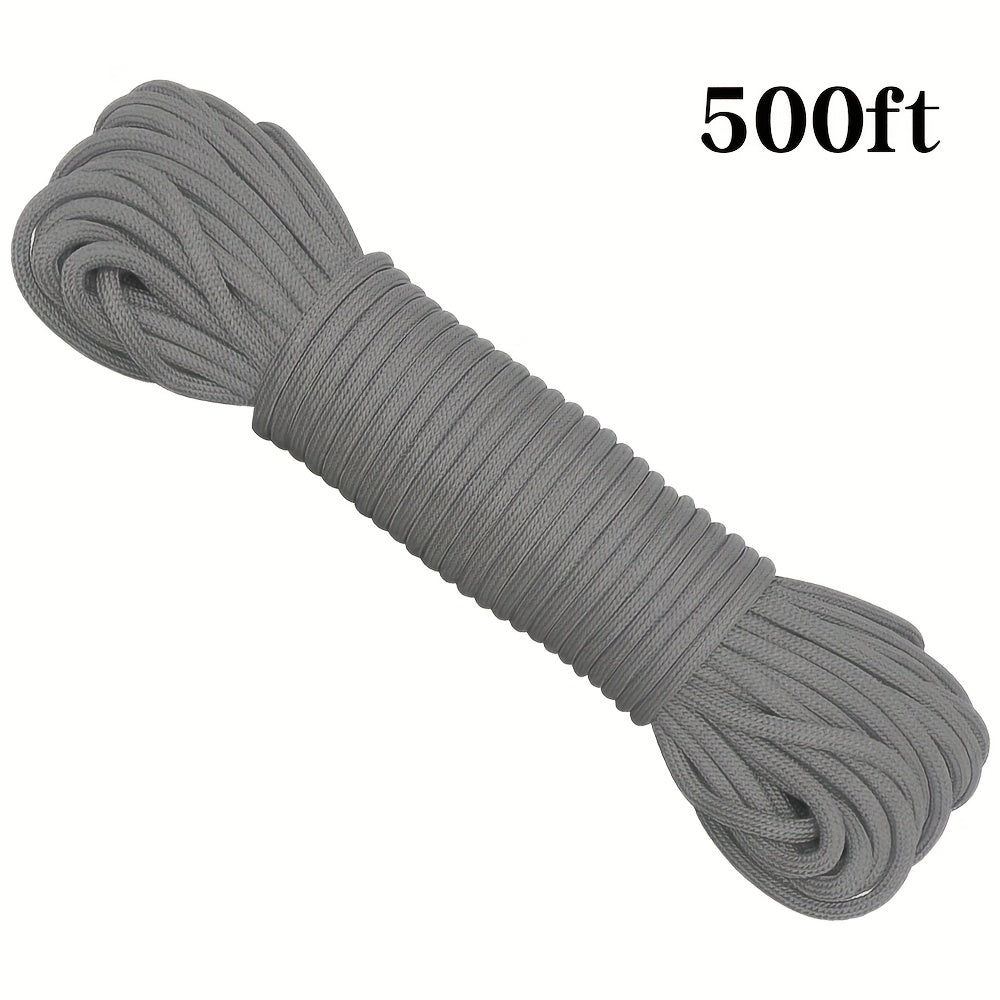 50ft-1000ft Heavy Duty 4mm Nylon Cord with 7 Strands Core Multipurpose Cloth Rope Cord for Clothes Drying, Tent Binding & DIY Crafts, BEKRVIO