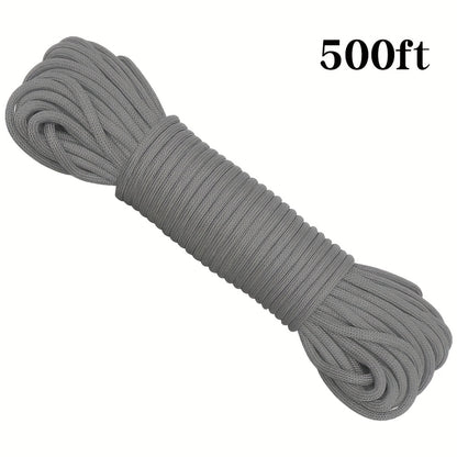 50ft-1000ft Heavy Duty 4mm Nylon Cord with 7 Strands Core Multipurpose Cloth Rope Cord for Clothes Drying, Tent Binding & DIY Crafts, BEKRVIO